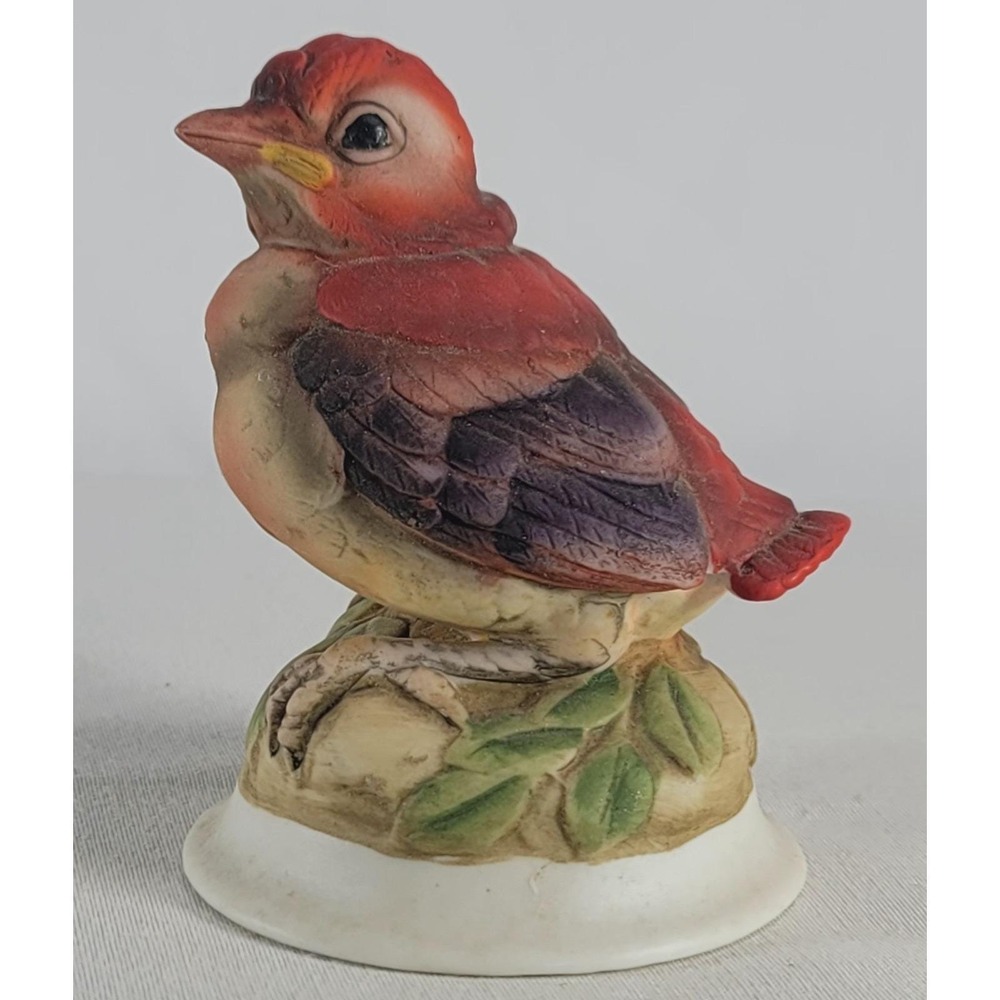 Vintage Kelvin's Fine China Hand Painted Baby Cardinal B-743 Figurine